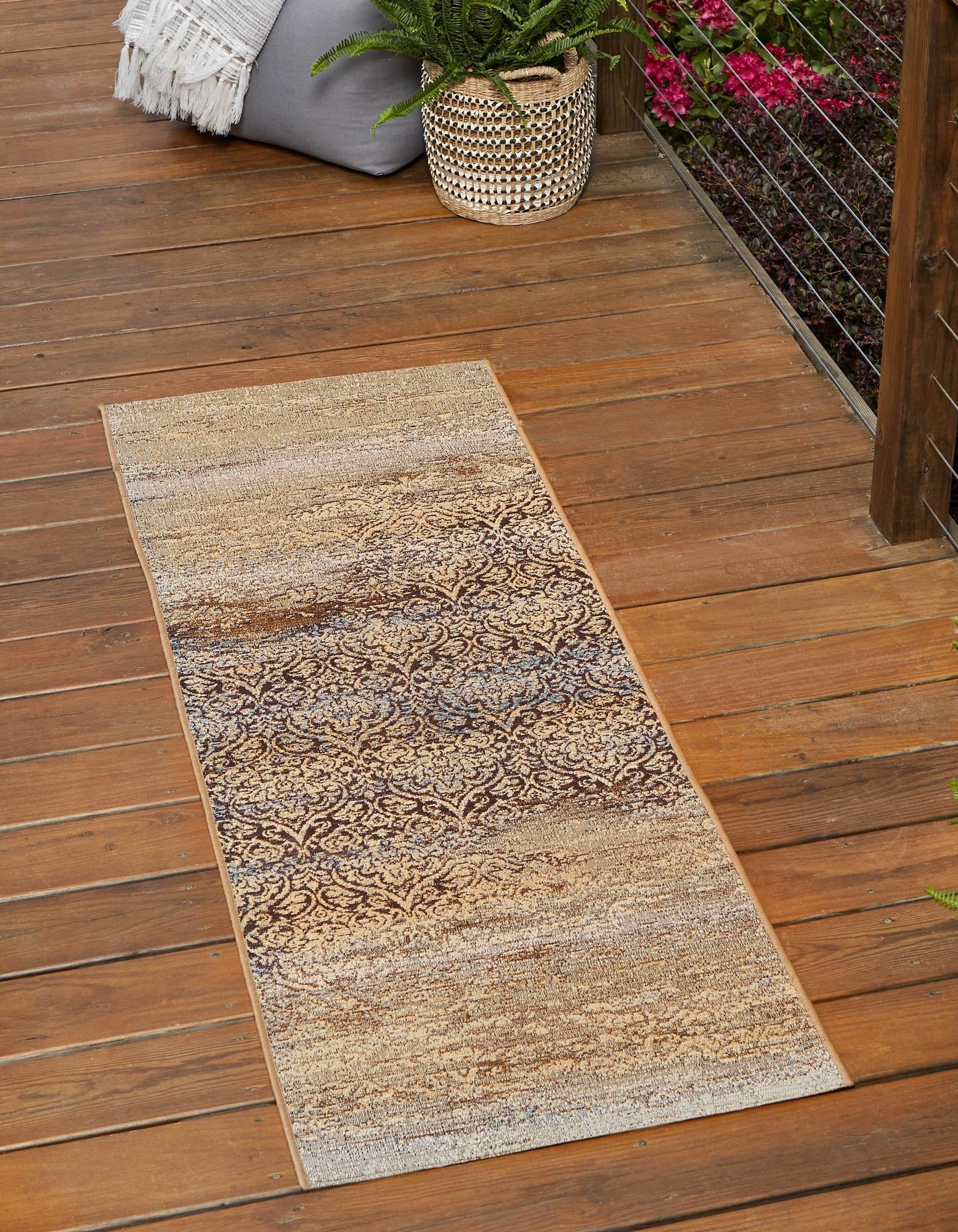 Seaside Blooms Collection Area Rug -  Promenade