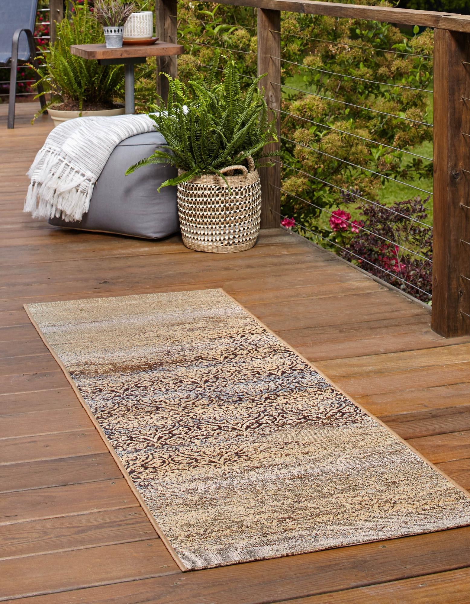 Seaside Blooms Collection Area Rug -  Promenade