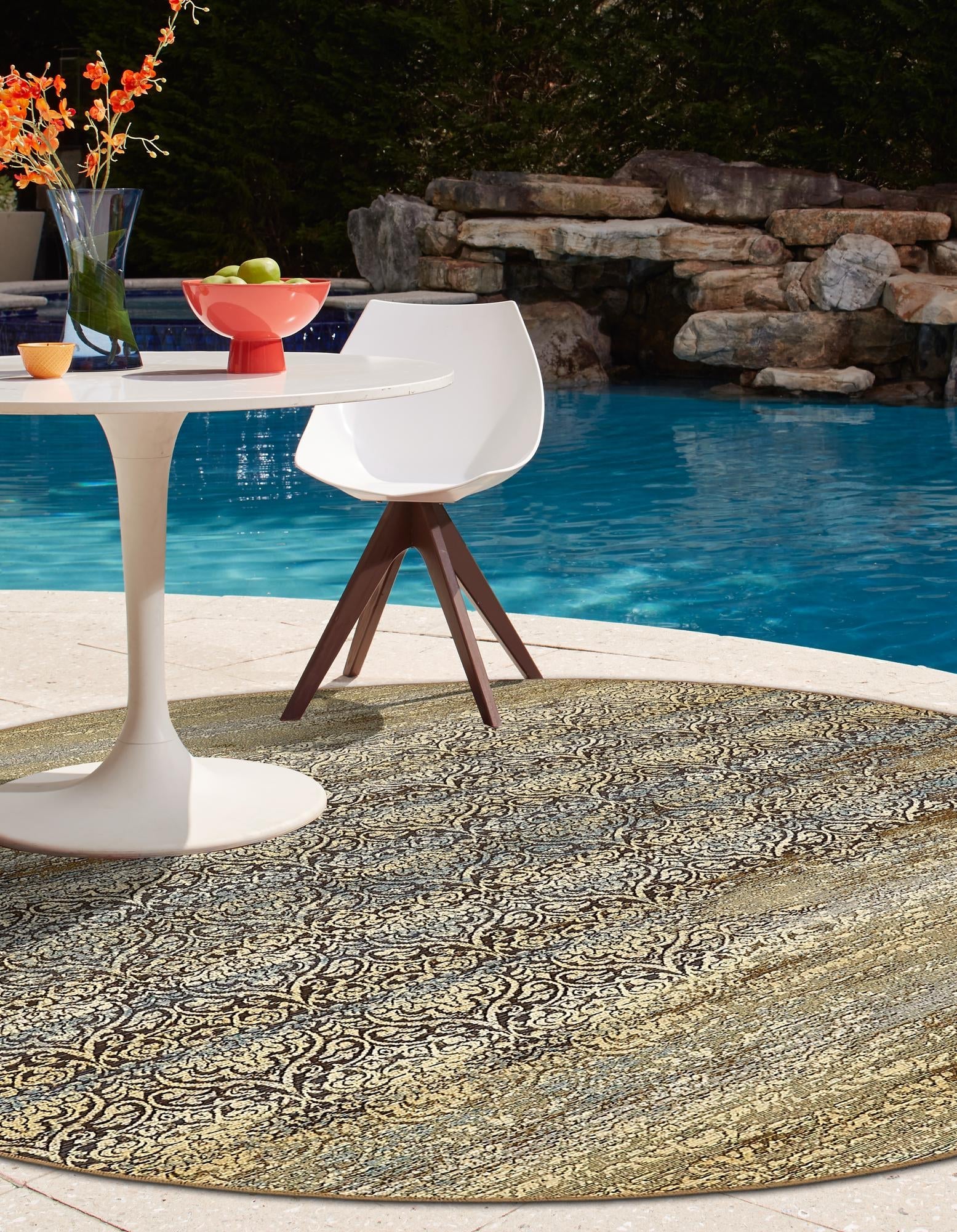 Seaside Blooms Collection Area Rug -  Promenade