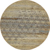 Garden Terrace Escape Collection Area Rug -  Promenade Round Beige  lifestyle 16