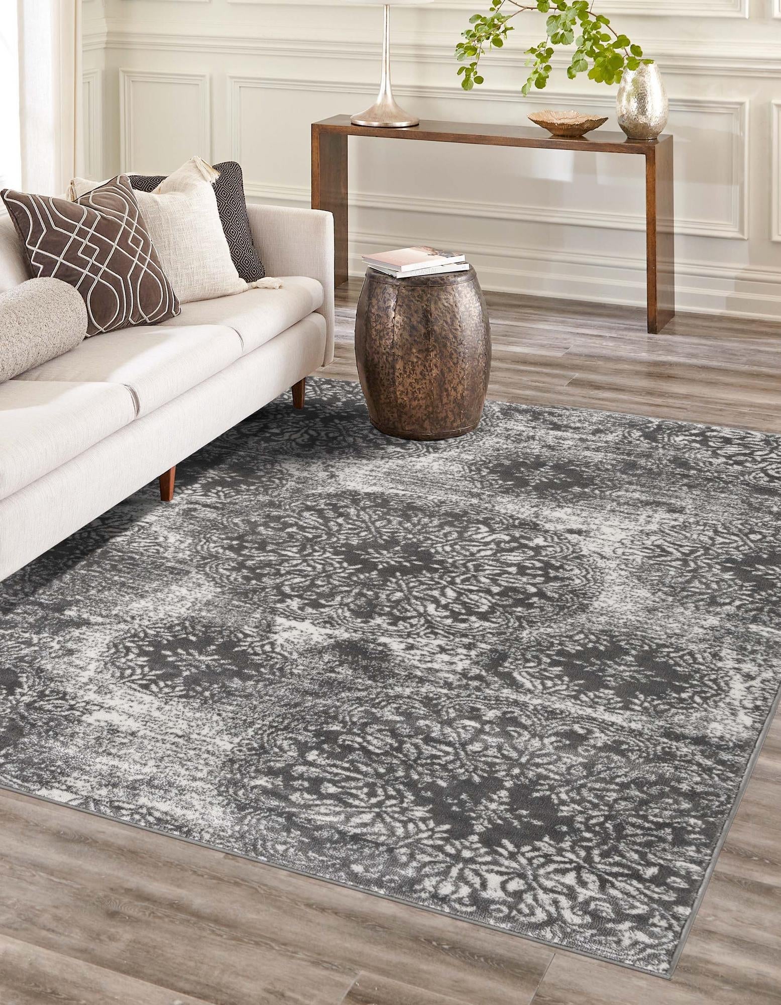 Riviera Elegance Collection Area Rug -  Monaco (Gray)