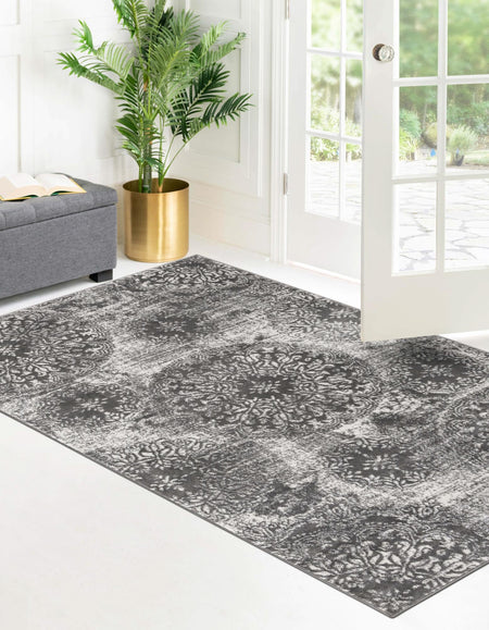 Riviera Elegance Collection Area Rug -  Monaco (Gray)