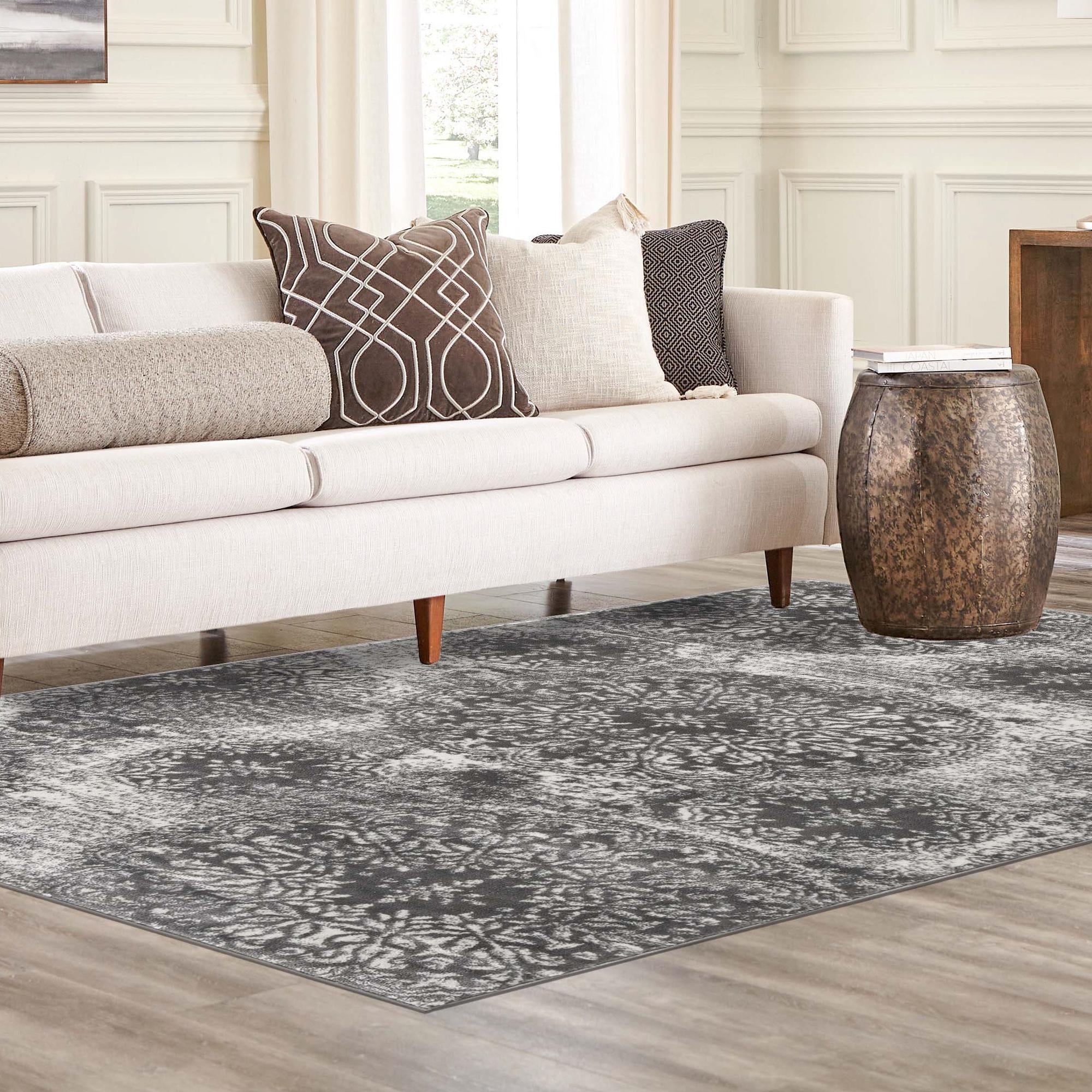 Riviera Elegance Collection Area Rug -  Monaco (Gray)