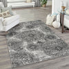 Riviera Elegance Collection Area Rug -  Monaco (Gray) Rectangle Gray  lifestyle 56