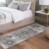 Riviera Elegance Collection Area Rug -  Monaco (Gray) Runner Gray  lifestyle 55