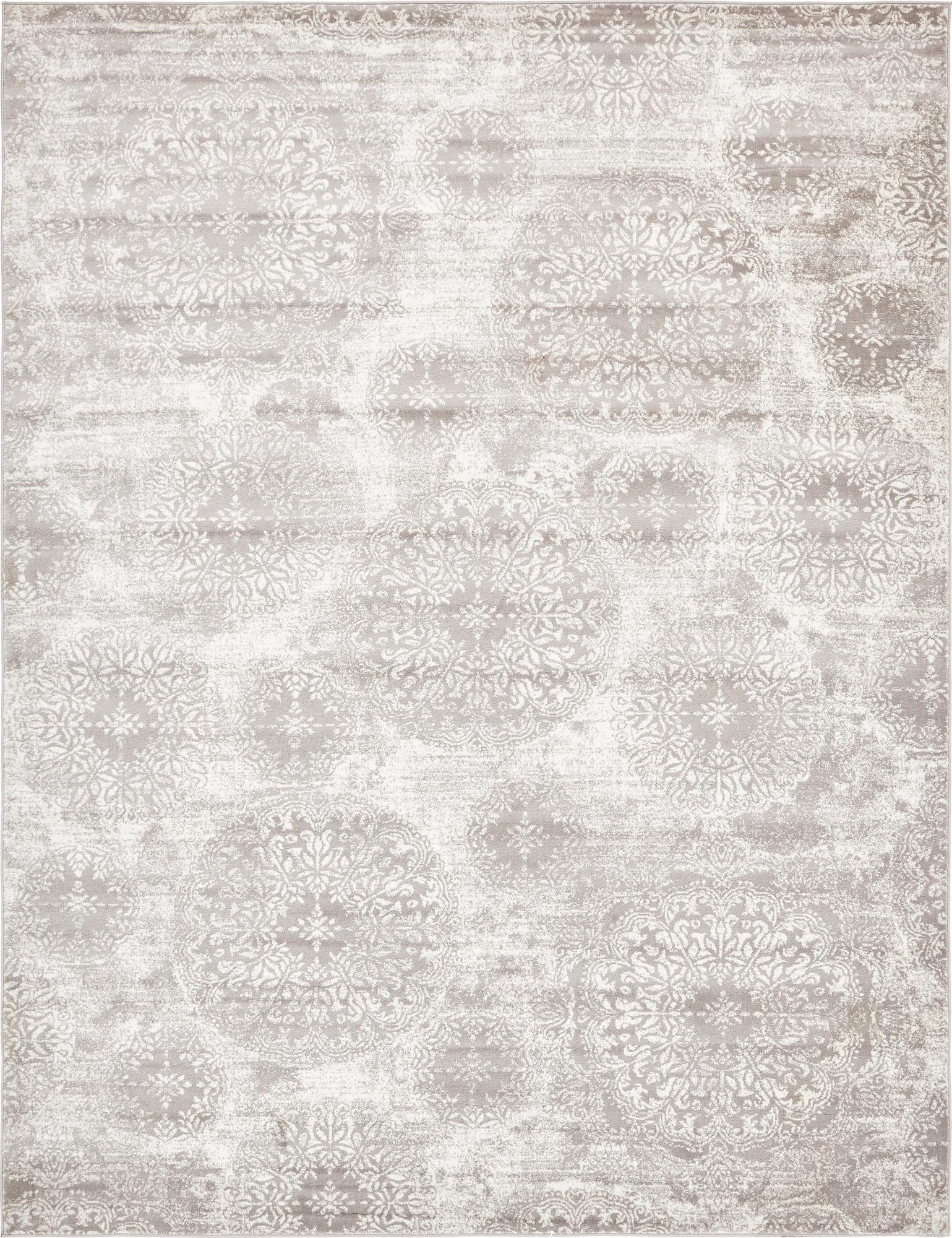 Riviera Elegance Collection Area Rug -  Monaco (Light Gray)