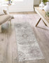 Riviera Elegance Collection Area Rug -  Monaco (Light Gray)