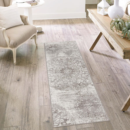 Riviera Elegance Collection Area Rug -  Monaco (Light Gray)