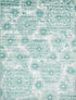 Riviera Elegance Collection Area Rug -  Monaco (Turquoise)