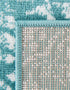 Riviera Elegance Collection Area Rug -  Monaco (Turquoise)