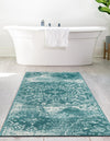 Riviera Elegance Collection Area Rug -  Monaco (Turquoise) Runner Turquoise  lifestyle 3