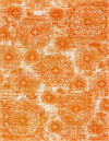 Riviera Elegance Collection Area Rug -  Monaco (Orange) Rectangle Orange Main