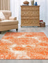 Riviera Elegance Collection Area Rug -  Monaco (Orange)