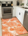 Riviera Elegance Collection Area Rug -  Monaco (Orange) Rectangle Orange  lifestyle 10