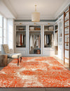 Riviera Elegance Collection Area Rug -  Monaco (Orange) Rectangle Orange  lifestyle 13