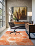 Riviera Elegance Collection Area Rug -  Monaco (Orange)