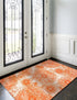 Riviera Elegance Collection Area Rug -  Monaco (Orange)