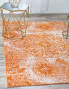 Riviera Elegance Collection Area Rug -  Monaco (Orange) Rectangle Orange  lifestyle 36