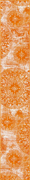 Riviera Elegance Collection Area Rug -  Monaco (Orange) Runner Orange Main