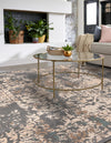 Gobi Sands Collection Area Rug - Dunhuang Square Gray  lifestyle 49