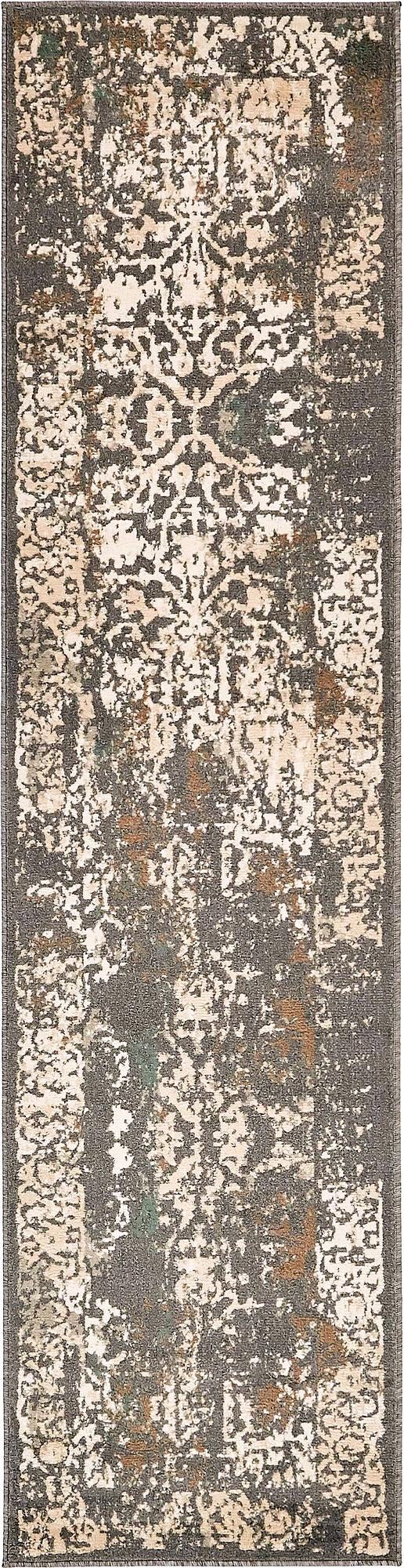 Gobi Sands Collection Area Rug - Dunhuang Runner Gray  lifestyle 21