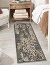 Gobi Sands Collection Area Rug - Dunhuang Runner Gray  lifestyle 23