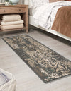 Gobi Sands Collection Area Rug - Dunhuang Runner Gray  lifestyle 25