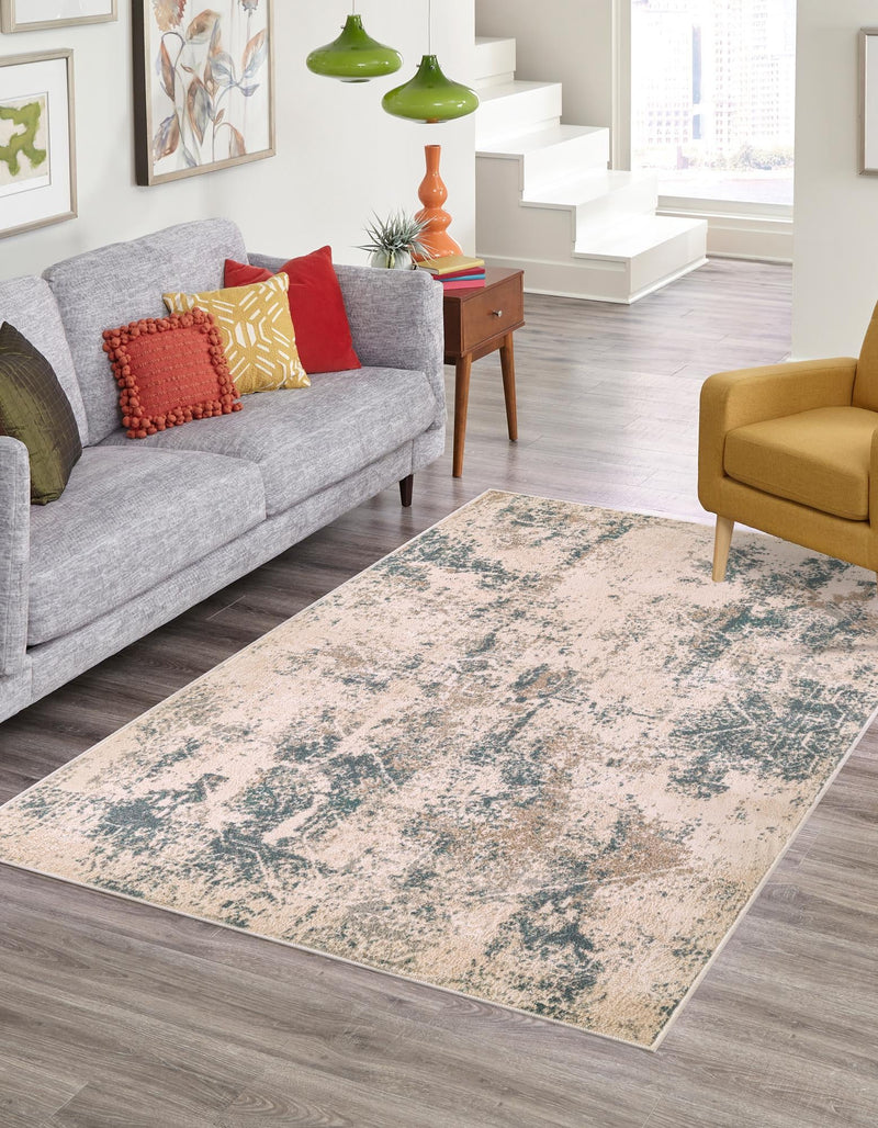 Gobi Sands Collection Area Rug -  Shapotou Rectangle Beige  lifestyle 2