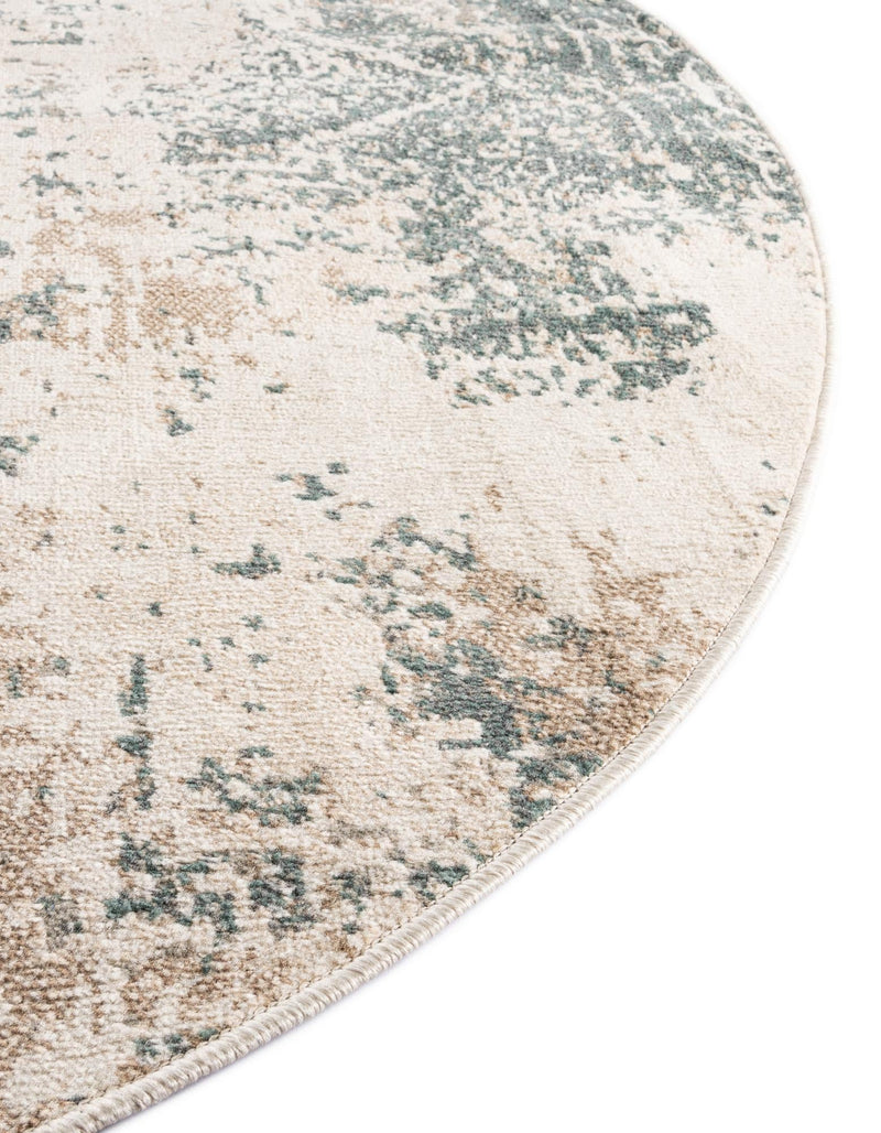 Gobi Sands Collection Area Rug -  Shapotou Round Beige  lifestyle 23