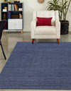 Woven Seaside Jute Collection Area Rug - Savannah (Navy Blue) Rectangle Navy Blue  lifestyle 7