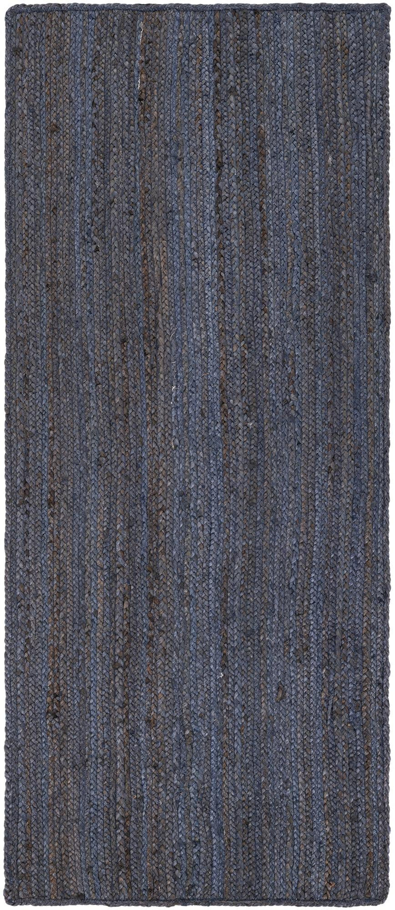 Woven Seaside Jute Collection Area Rug - Savannah (Navy Blue) Runner Navy Blue  lifestyle 22