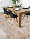 Woven Seaside Jute Collection Area Rug - Savannah (Natural) Rectangle Natural  lifestyle 9