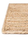 Woven Seaside Jute Collection Area Rug - Savannah (Natural) Rectangle Natural  lifestyle 14