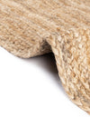 Woven Seaside Jute Collection Area Rug - Savannah (Natural) Rectangle Natural  lifestyle 17