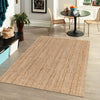 Woven Seaside Jute Collection Area Rug - Savannah (Natural) Rectangle Natural  lifestyle 22