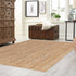 Woven Seaside Jute Collection Area Rug - Savannah (Natural)