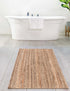 Woven Seaside Jute Collection Area Rug - Savannah (Natural)