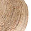 Woven Seaside Jute Collection Area Rug - Savannah (Natural) Oval Natural  lifestyle 87