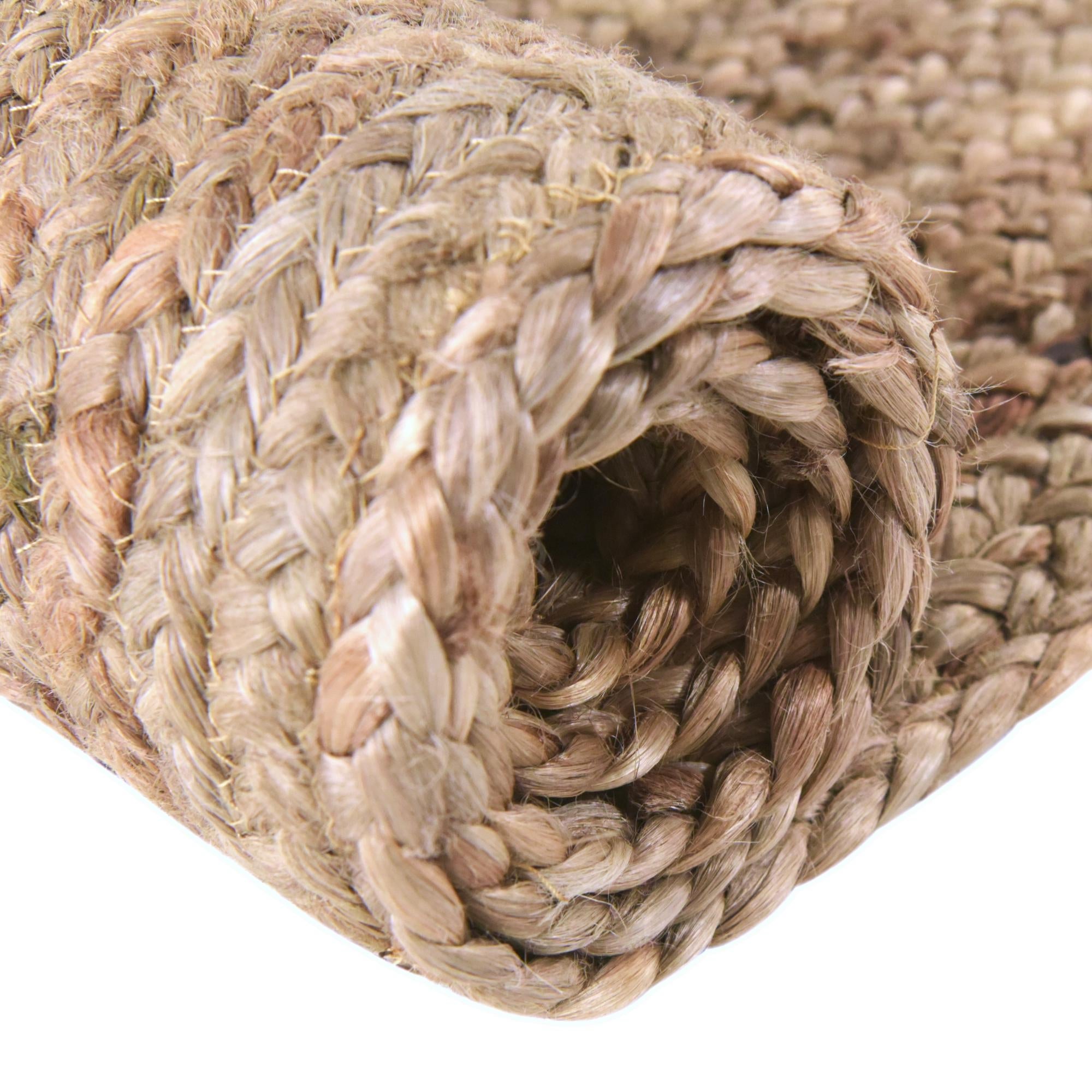 Woven Seaside Jute Collection Area Rug - Savannah (Natural)