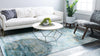 Caribbean Breeze Collection Area Rug -  Lucia Rectangle Light Blue  lifestyle 6