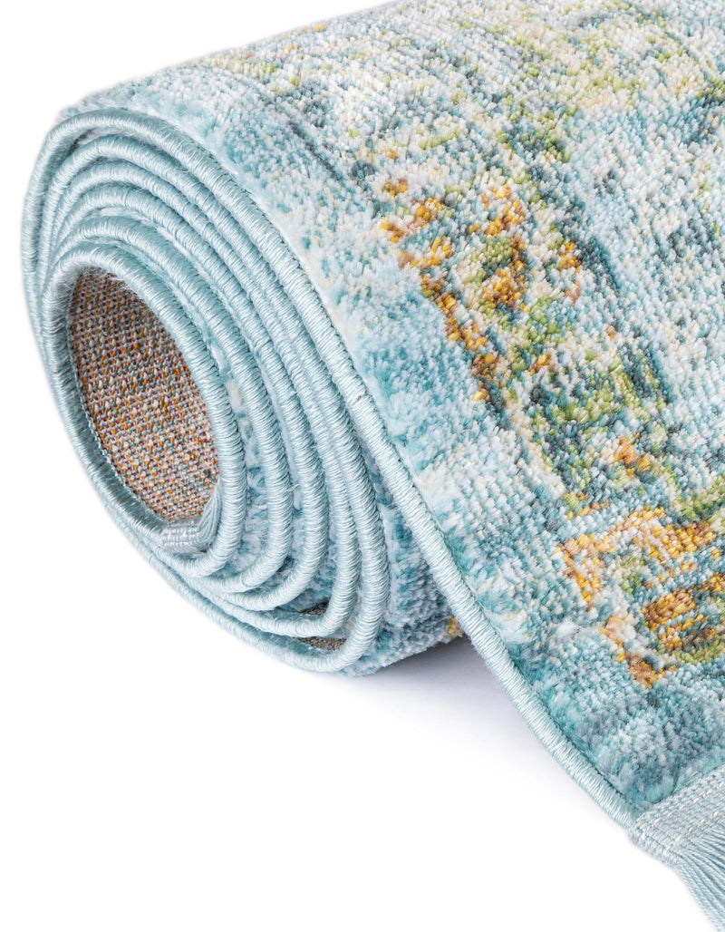 Caribbean Breeze Collection Area Rug -  Lucia Rectangle Light Blue  lifestyle 27