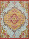 Caribbean Breeze Collection Area Rug -  Zemi Rectangle Gold Main