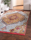 Caribbean Breeze Collection Area Rug -  Zemi Rectangle Gold  lifestyle 2