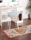 Caribbean Breeze Collection Area Rug -  Zemi Runner Gold  lifestyle 16