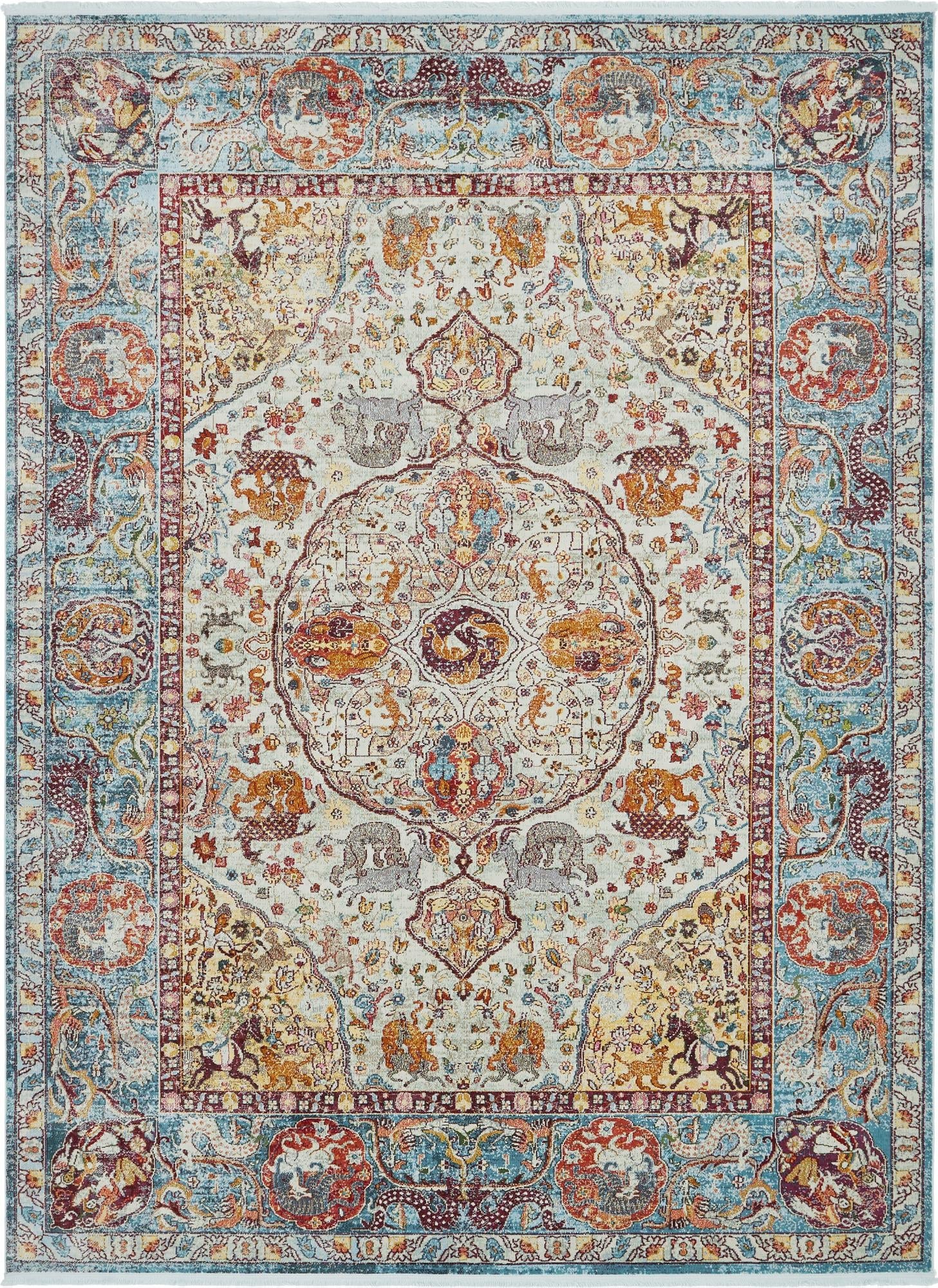 Caribbean Breeze Collection Area Rug -  Xcalak