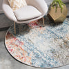 Caribbean Breeze Collection Area Rug -  Isla Round Cream  lifestyle 92