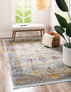 Caribbean Breeze Collection Area Rug -  Exuma Rectangle Light Blue  lifestyle 2