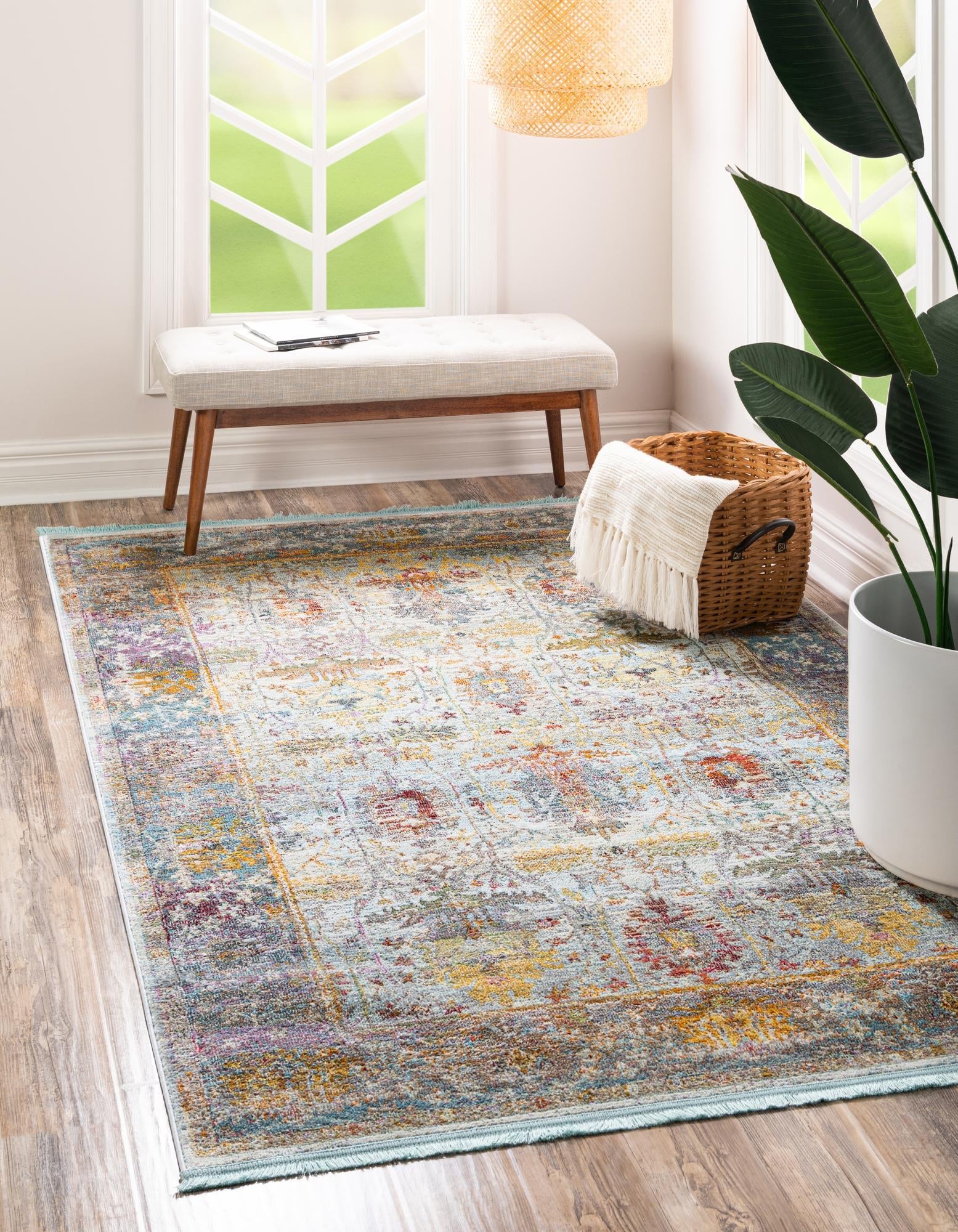 Caribbean Breeze Collection Area Rug -  Exuma