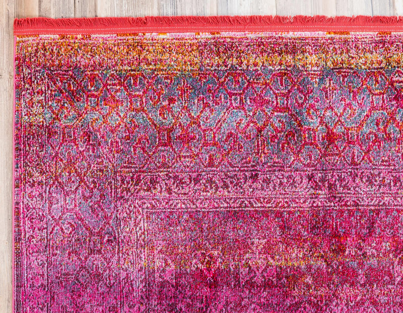 Caribbean Breeze Collection Area Rug -  Roatan Rectangle Pink  lifestyle 5