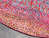 Caribbean Breeze Collection Area Rug -  Roatan Round Pink  lifestyle 25